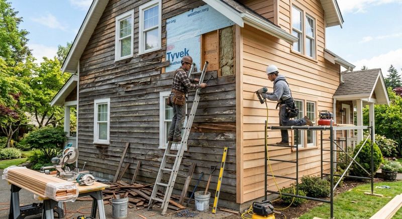 Wood Siding Replacement in Mount Pleasant, NC