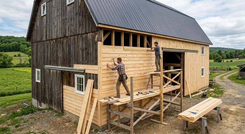 Barn Siding Installation in Davidson, NC