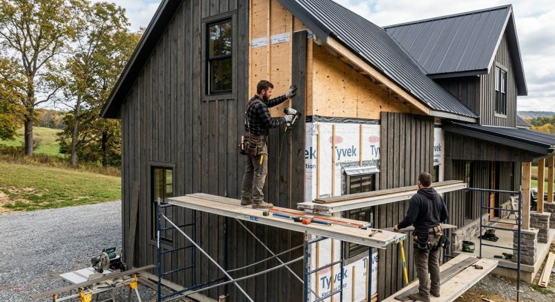 Barn Siding Installation in Rowan County, NC