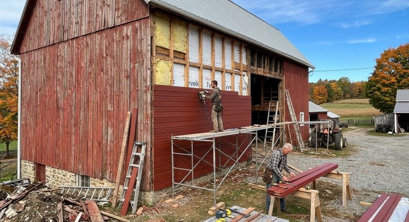 Barn Siding Replacement in Davidson, NC