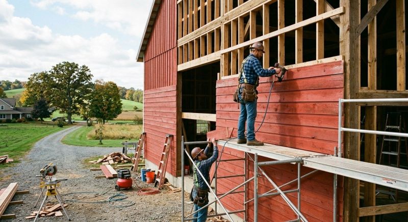 Barn Siding Replacement in Mount Pleasant, NC