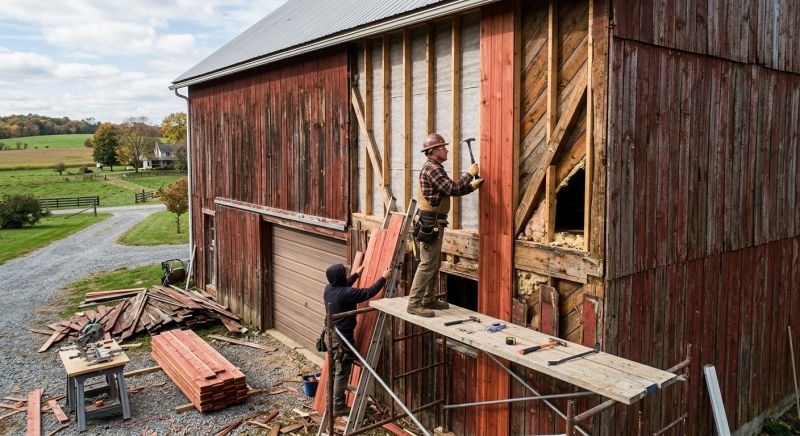 Barn Siding Replacement in Rockwell, NC