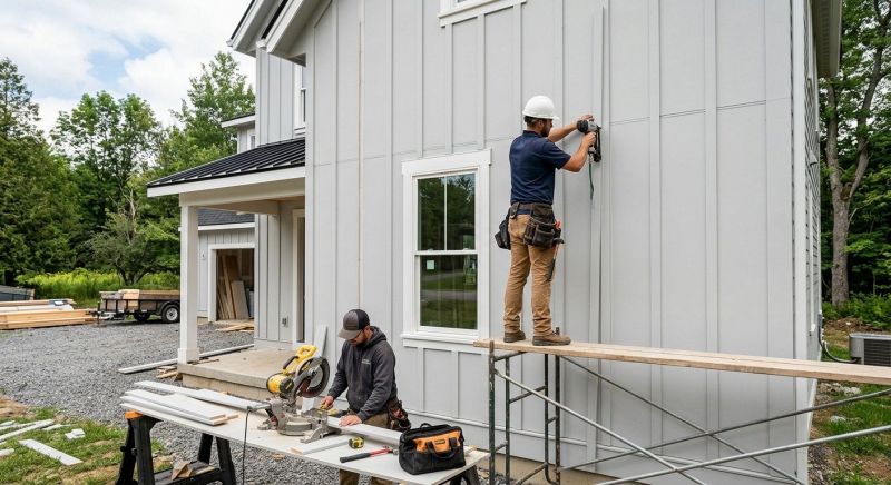 Batten Siding Installation in Denton, NC