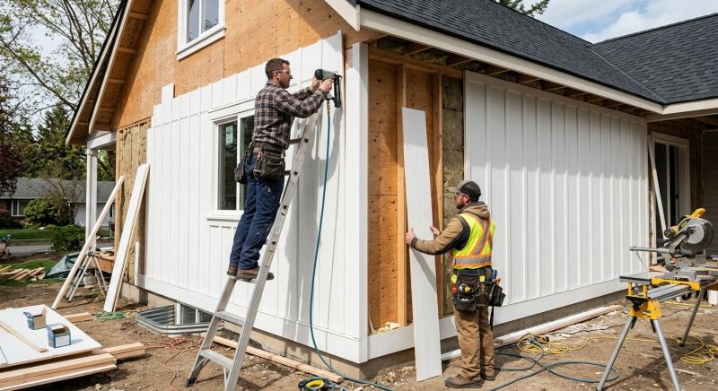 Board And Batten Installation in Davie County, NC