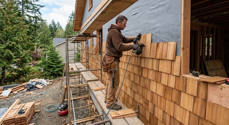 Cedar Siding Installation in Mount Pleasant, NC