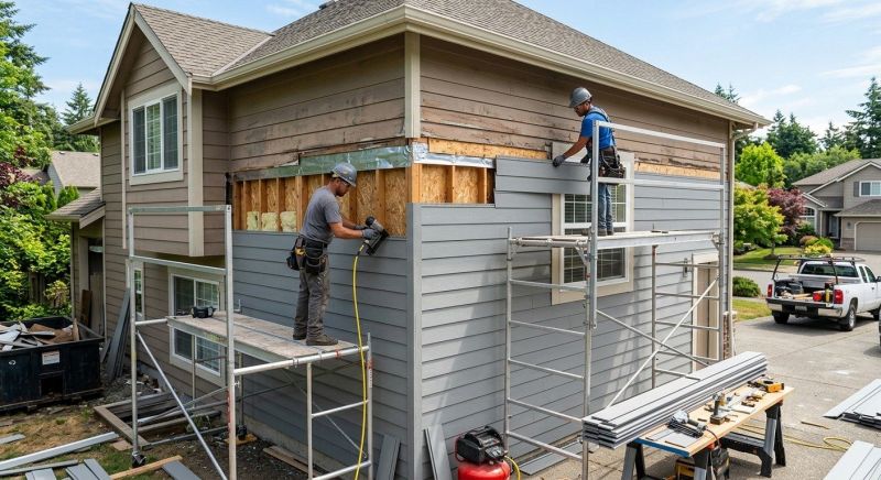 Cement Siding Replacement in Davie County, NC