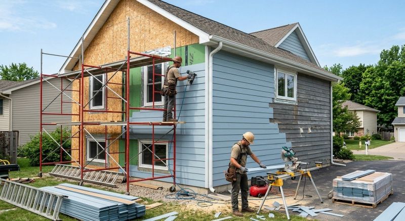 Cement Siding Replacement in Rockwell, NC