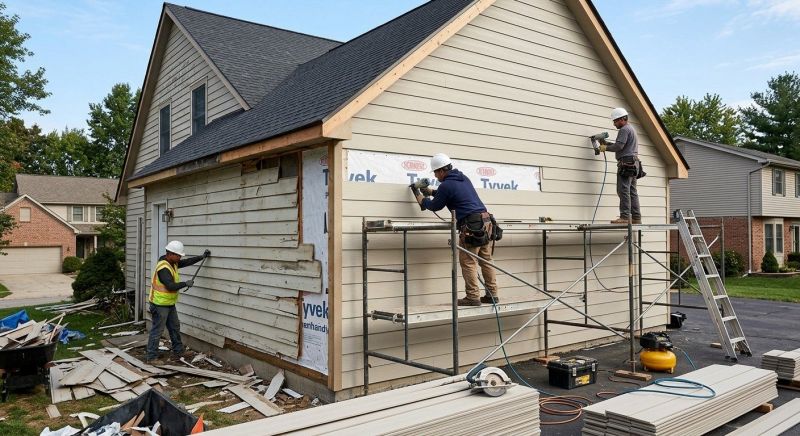 Cement Siding Replacement in Salisbury, NC
