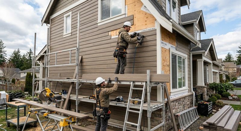 Composite Siding Installation in Advance, NC