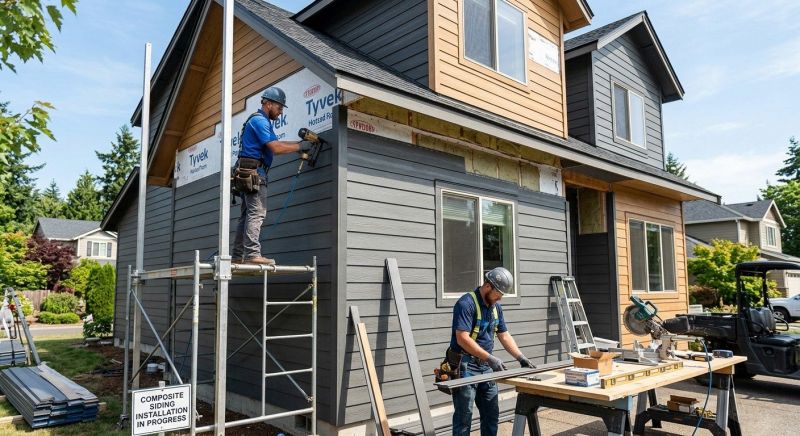 Composite Siding Installation in Advance, NC