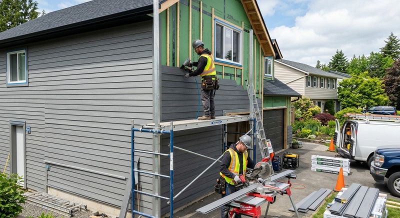 Composite Siding Installation in Cabarrus County, NC
