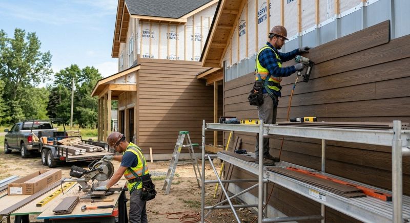 Composite Siding Installation in Troutman, NC