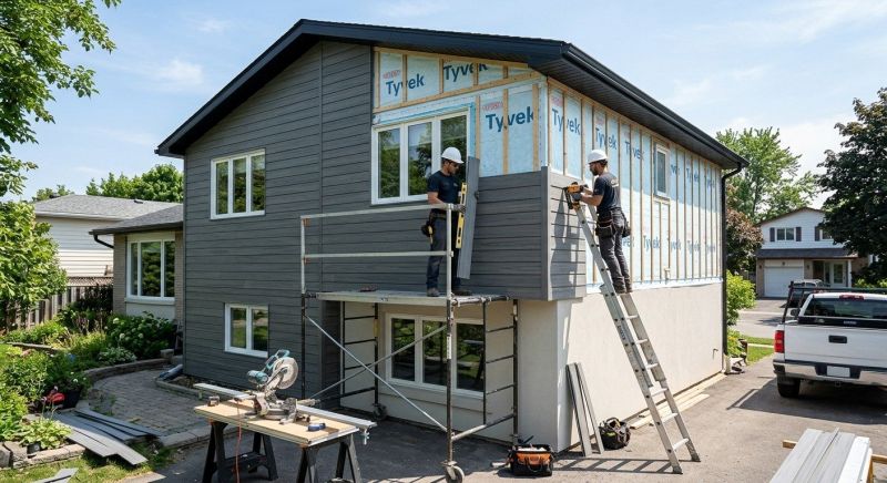 Engineered Siding Installation in Davie County, NC