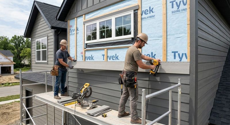 Engineered Siding Installation in Davie County, NC