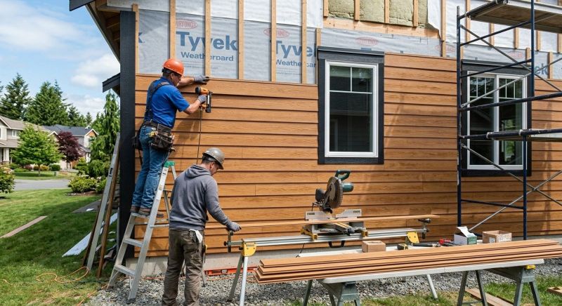 Engineered Siding Installation in Davie County, NC