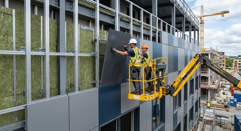 Facade Cladding Installation in Rowan County, NC