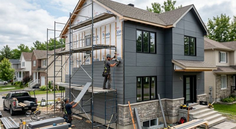 Facade Cladding Installation in Rowan County, NC