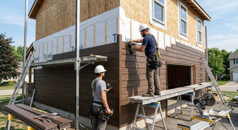 Faux Wood Siding Installation in China Grove, NC
