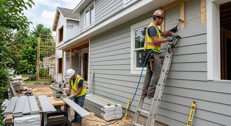 Fiber Siding Installation in Cabarrus County, NC