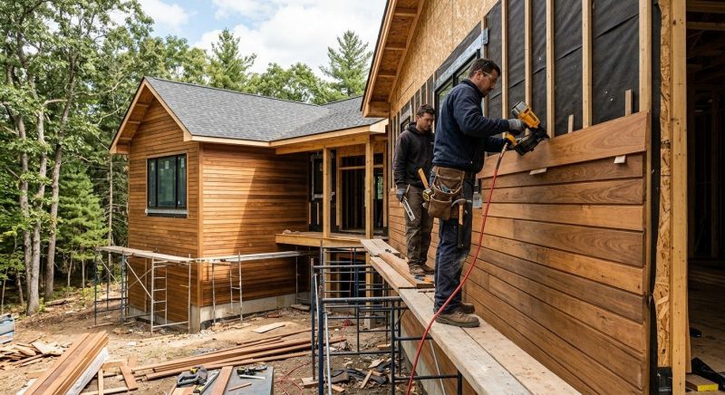 Hardwood Siding Installation in Concord, NC