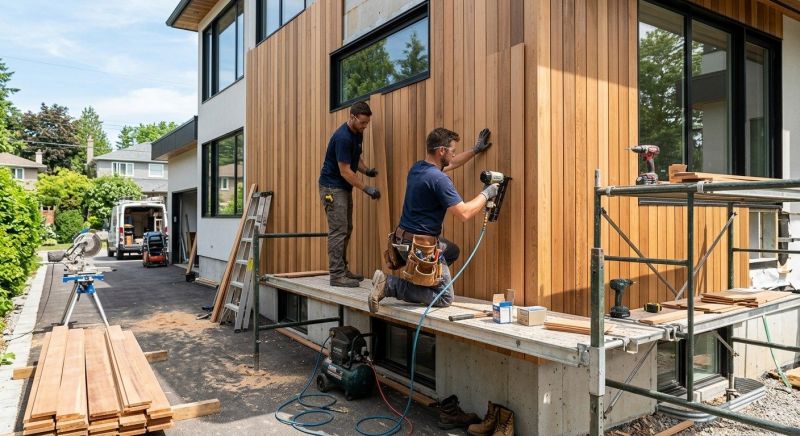 Hardwood Siding Installation in Concord, NC