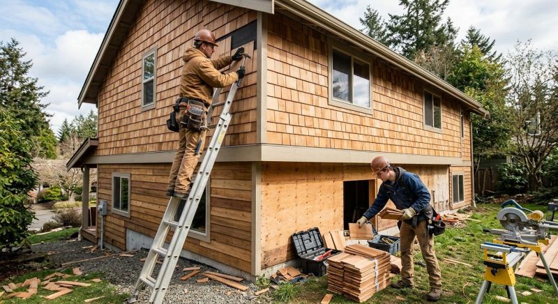 Hardwood Siding Installation in Lexington, NC