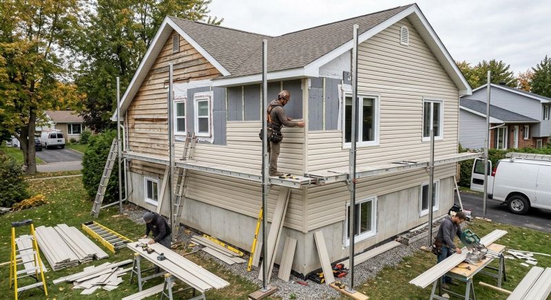 Insulated Siding Installation in Davie County, NC
