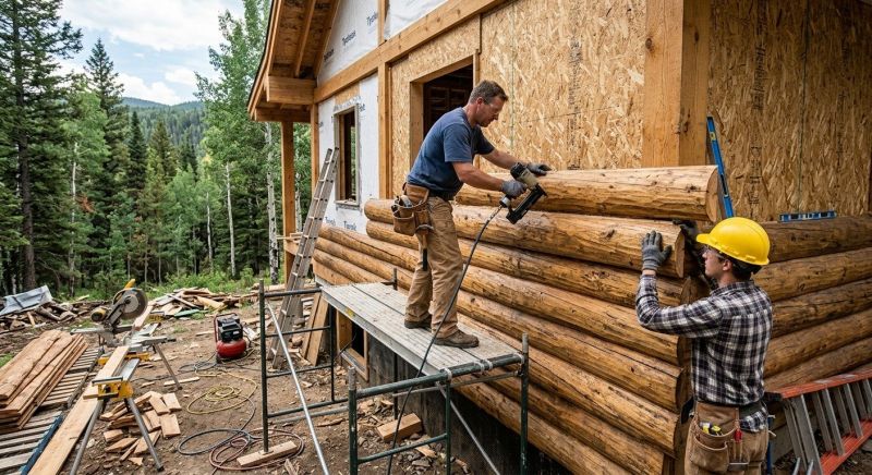 Log Siding Installation in Kannapolis, NC