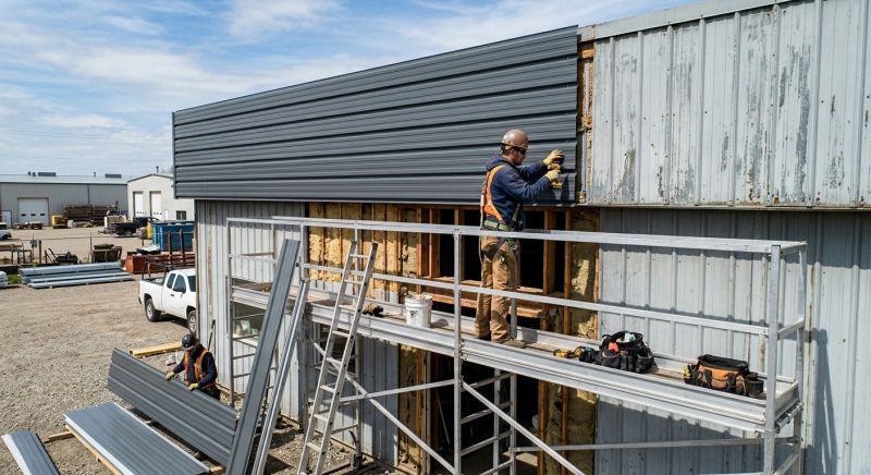 Sheet Metal Siding Replacement in Rowan County, NC