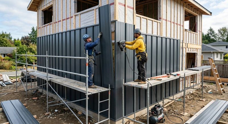 Sheet Metal Siding Replacement in Rowan County, NC