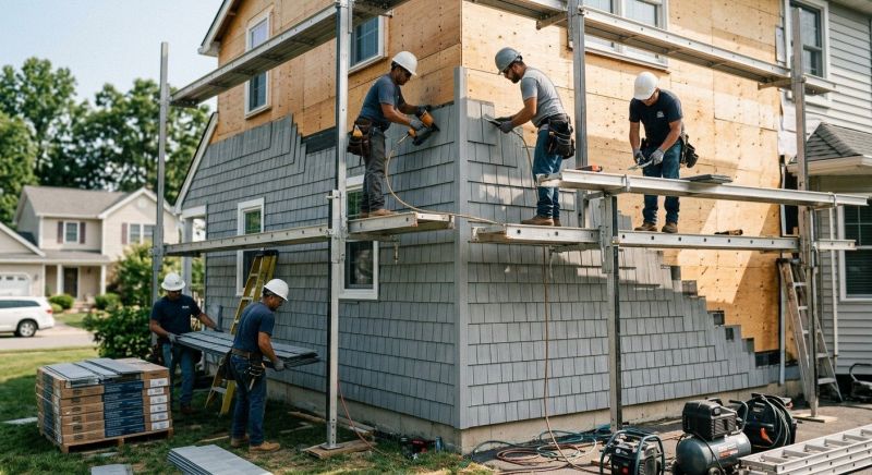 Shingle Siding Installation in Rowan County, NC
