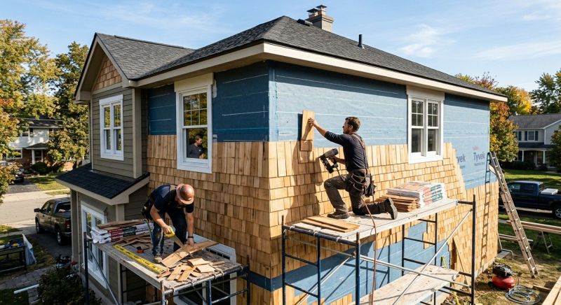 Shingle Siding Installation in Rowan County, NC