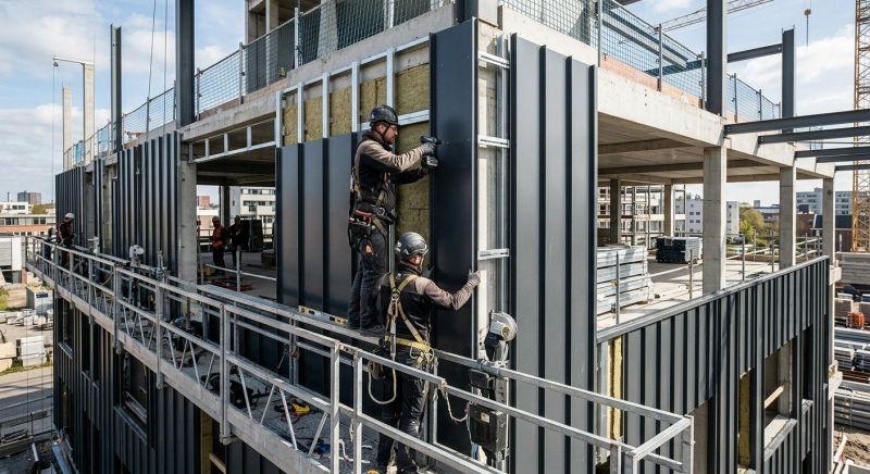 Steel Cladding Installation in Rowan County, NC
