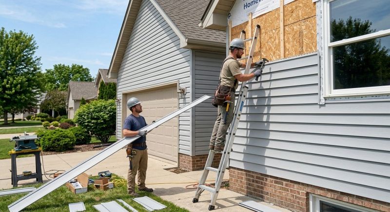 Vinyl Siding Installation in Cabarrus County, NC