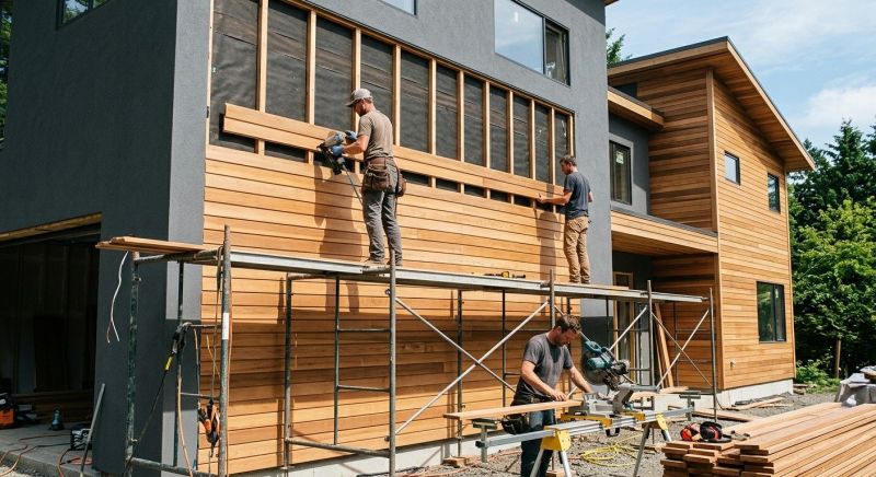 Wood Cladding Installation in Lexington, NC
