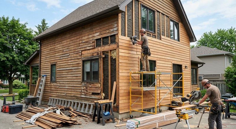 Wood Cladding Replacement in Rowan County, NC