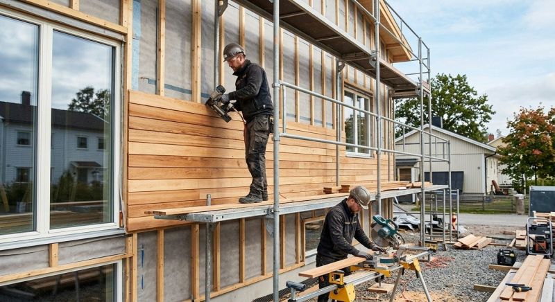 Wood Plank Siding Installation in Rowan County, NC