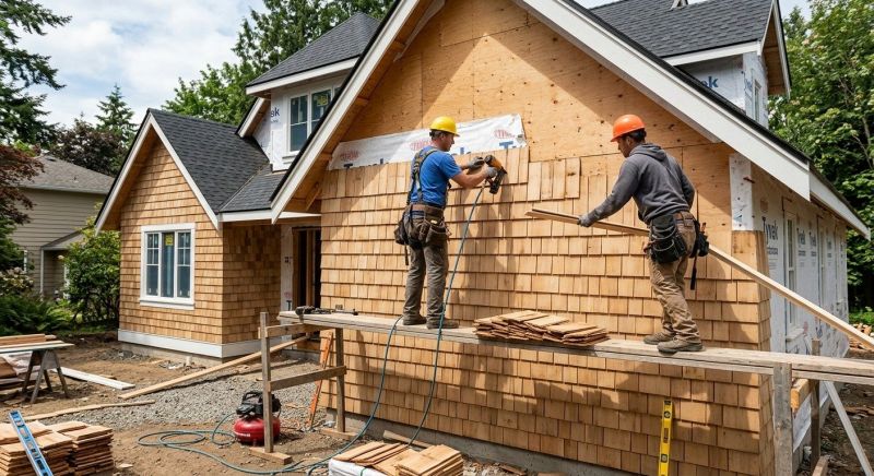 Wood Shake Siding Installation in Rowan County, NC