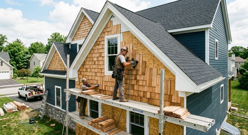 Wood Shake Siding Installation in Rowan County, NC