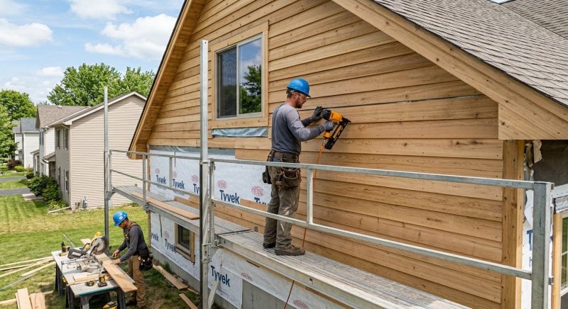 Wood Siding Installation in Cabarrus County, NC