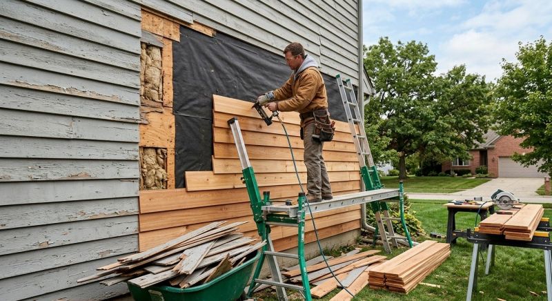Wood Siding Replacement in Concord, NC